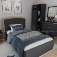 تخت یکنفره ساج آسا