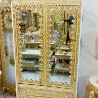کمدلباس برنجی آلیاژی میزتلویزیون شومینه کنارسالنی