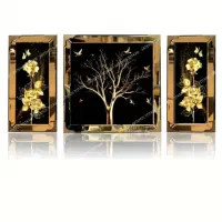 تابلو سه تیکه آینه ای