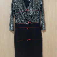 لباس مجلسی اصلا استفاده نشده سایز مدیوم