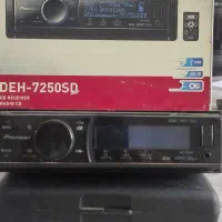 پخش ضبط پایونیر 7250 دمو دار تمیز در حد