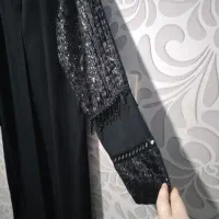 مانتو مشکی مجلسی نو