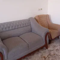 مبل راحتی ۴نفره باکاور پارچه ای قیمت توافقی