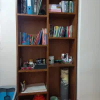 کتابخانه روکش بلوط دوبل