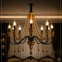 تولیدی لوستر لمپا / LAMPA / روستیک / چوبی