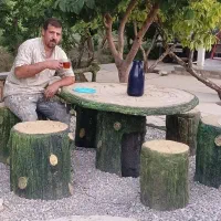 اجرا طرح سنگ وآلاچیق بابیکیو ونقاشی وکناف ساختمان