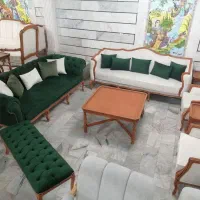 مبلمان هشت نفره کوئین  با چستر
