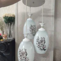 دو عدد لوستر آویز 3شاخه