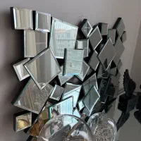 ایینه و کنسول استیل