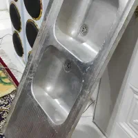 سینک ظرفشویی دو قلو کاسه راست رو کار