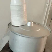 گاز۲شعله نذری و هیاتی قابلمه بزرگ و ظرف۱بارمصرف