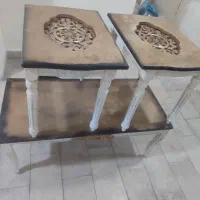 میز تمام چوب کندکتری شده