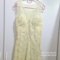 لباس مجلسی باربی زرد کره ای ترند