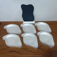 هفتسین صدفی سنگ مصنوعی همراه آیینه