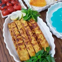 کوبیده مرغ آماده فقط گرم کن و سرو کن