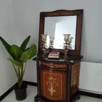 آینه کنسول چوبی