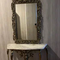 آینه کنسول برنز اصل و سنگین و قدیمی