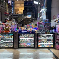 ویترین کانتر فروشگاهی استند دکور شیشه ای فلزی
