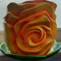 کاسه و بشقاب طرح گل
