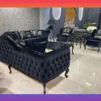 مبل سورمه ای /کوسن دار + زیبایی در خانه )+بی واسطه