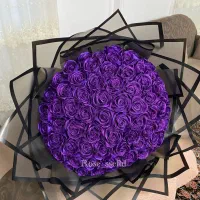 ۷۰ شاخه گل روبانی