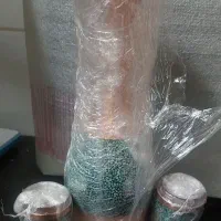 ظرف مسی وفیروزه ای برند آقاجانی