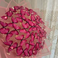 ساخت دسته گل پروانه ای