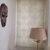 ۷ متر پرده حریر خامه دوزی ترک