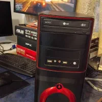 کیس چهار هسته نسل ۳  رم ۸ گرافیک gt730 2gb