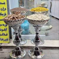 استند جام اجیل وشکلات جا اجیلی شیشه ای و ام دی افی