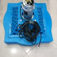 اسپلش هوادهی استخر ماهی