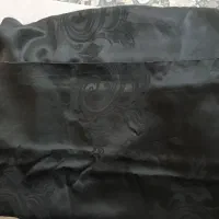چادر مشکی ساتن طرح دار