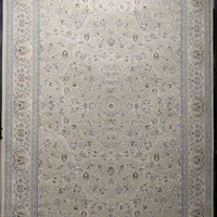 1200شانه حاشیه دودی زمینه کرم وحاشیه کرم گل ب|فرش|بانه, |دیوار