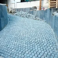 اجرای کفپوش بتنی ،سنگ کوبیک