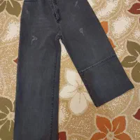 شلوار بگ زغالی زنانه