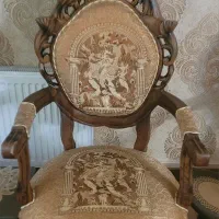 مبل چوب اصل گردویی