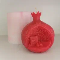 شمع،پارافین، قالب سیلیکونی