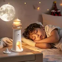 چراغ خواب فانوس دریای اسپیکر دار دارای حلال ماه