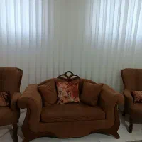 مبل هفت نفره سالم با میز بدون هیچ ایرادی