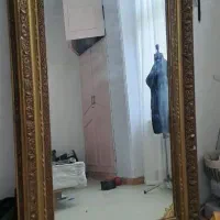 آینه قدی قاب چوبی