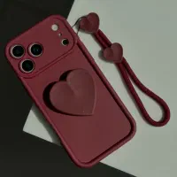قاب گارد سولید قلبی همراه با آویز ۱۷ پرو