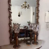 آیینه و کنسول برنجی