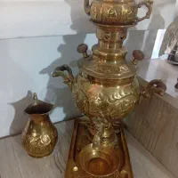 سماوریک لیتری برنجی