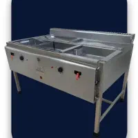 دستگاه فلافل زن سه لگنه دو سرخ کن یک روغن گیر