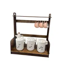 استند چوبی آویزدار پلیستر خورده