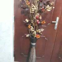 گل با گلدان