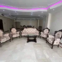 ست کامل مبلمان استیل و میز ناهار‌خوری