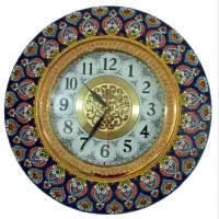 ساعت دیواری مینا کاری شب نما نو