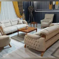 مبلمان راحتی ۸نفره تخت خوابشو همراه ۴تیکه جلومبلی