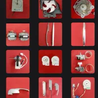 دستگیره یخچال،فن،پروانه،تایمر،ترموستات المنت خانگی